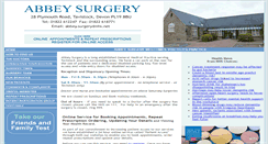 Desktop Screenshot of abbeysurgery.co.uk